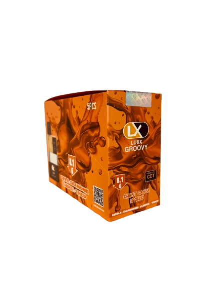 LUXX GROOVY 8.1GM DISPOSABLE (SAUCE+THCP) (CB9A+DIAMOND) 5CT/BX