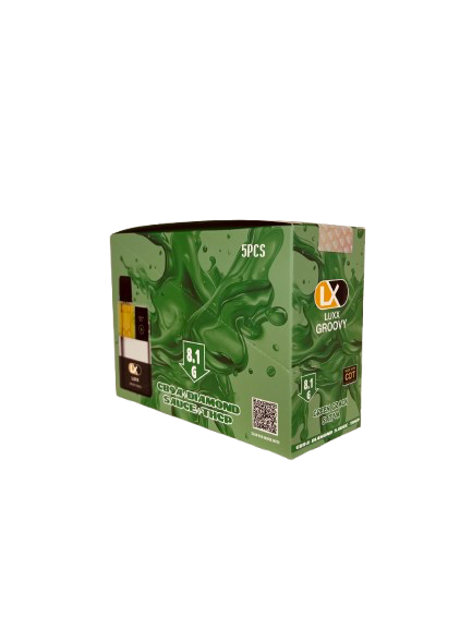 LUXX GROOVY 8.1GM DISPOSABLE (SAUCE+THCP) (CB9A+DIAMOND) 5CT/BX