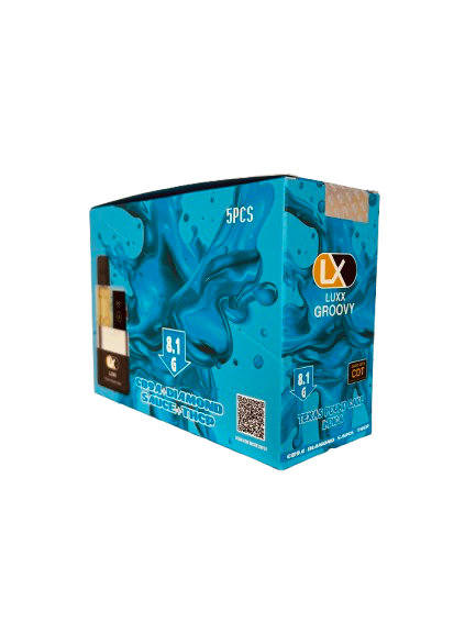 LUXX GROOVY 8.1GM DISPOSABLE (SAUCE+THCP) (CB9A+DIAMOND) 5CT/BX