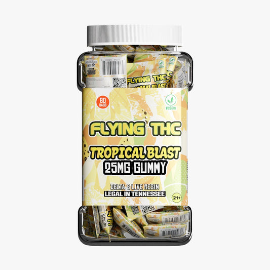 FLYING THC 25MG GUMMIES 80CT/JAR