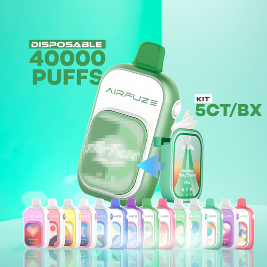 AIRFUZE ADDON 40000PUFFS DISPOSABLE 5CT/BX
