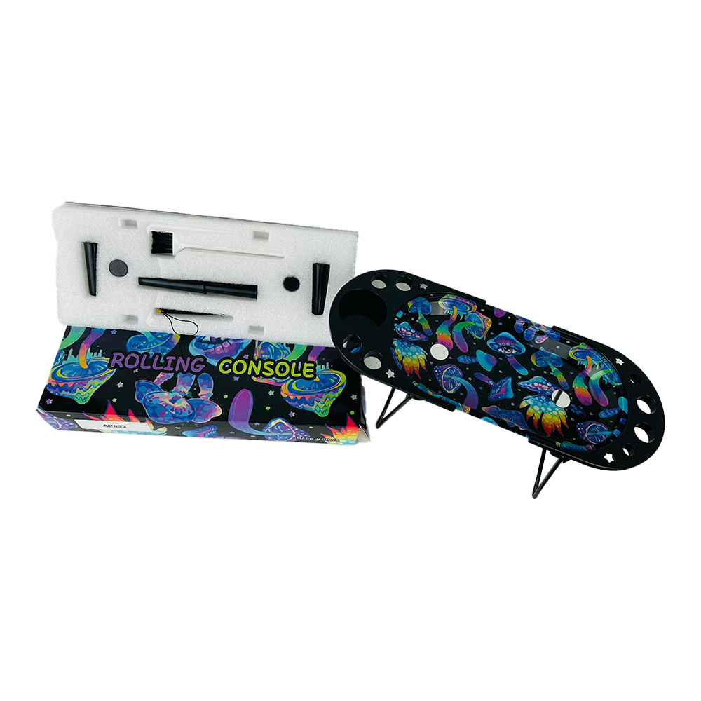 FASHION SMOKE TRAY ROLLING CONSOLE 1CT (AP035)