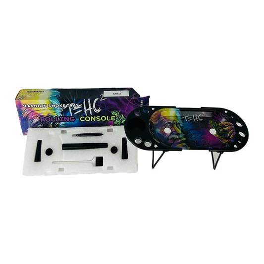 FASHION SMOKE TRAY ROLLING CONSOLE 1CT (AP037)