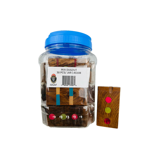 MIX DUGOUT 30PCS/JAR (AS108)