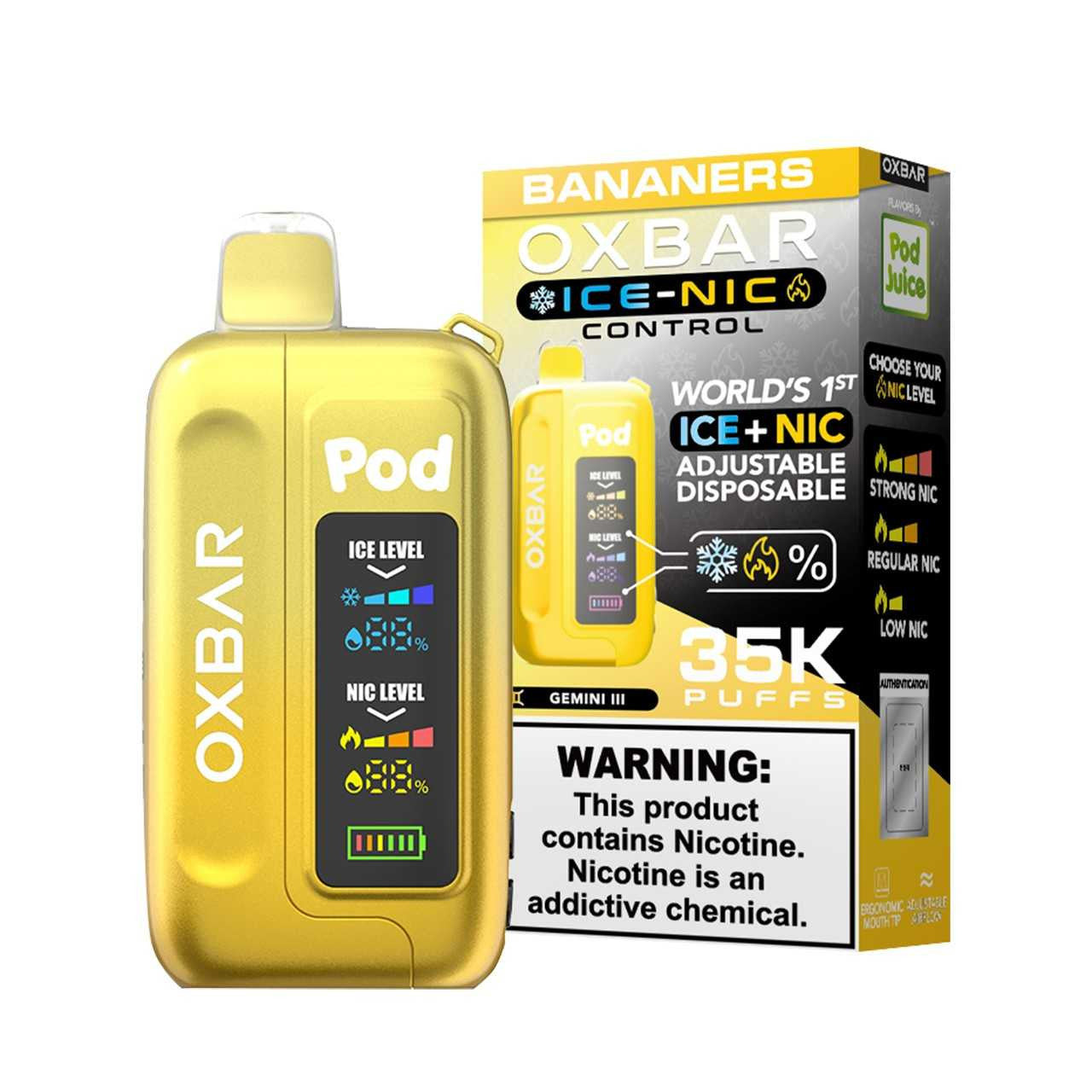 OXBAR 35K DISPOSABLES 5CT/BX