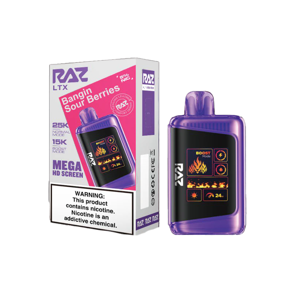 RAZ 25000 PUFFS DISPOSABLE VAPE 5CT/BX