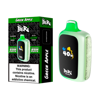 BERI CRUSH 50000PUFFS DISPOSABLE 5CT/BX