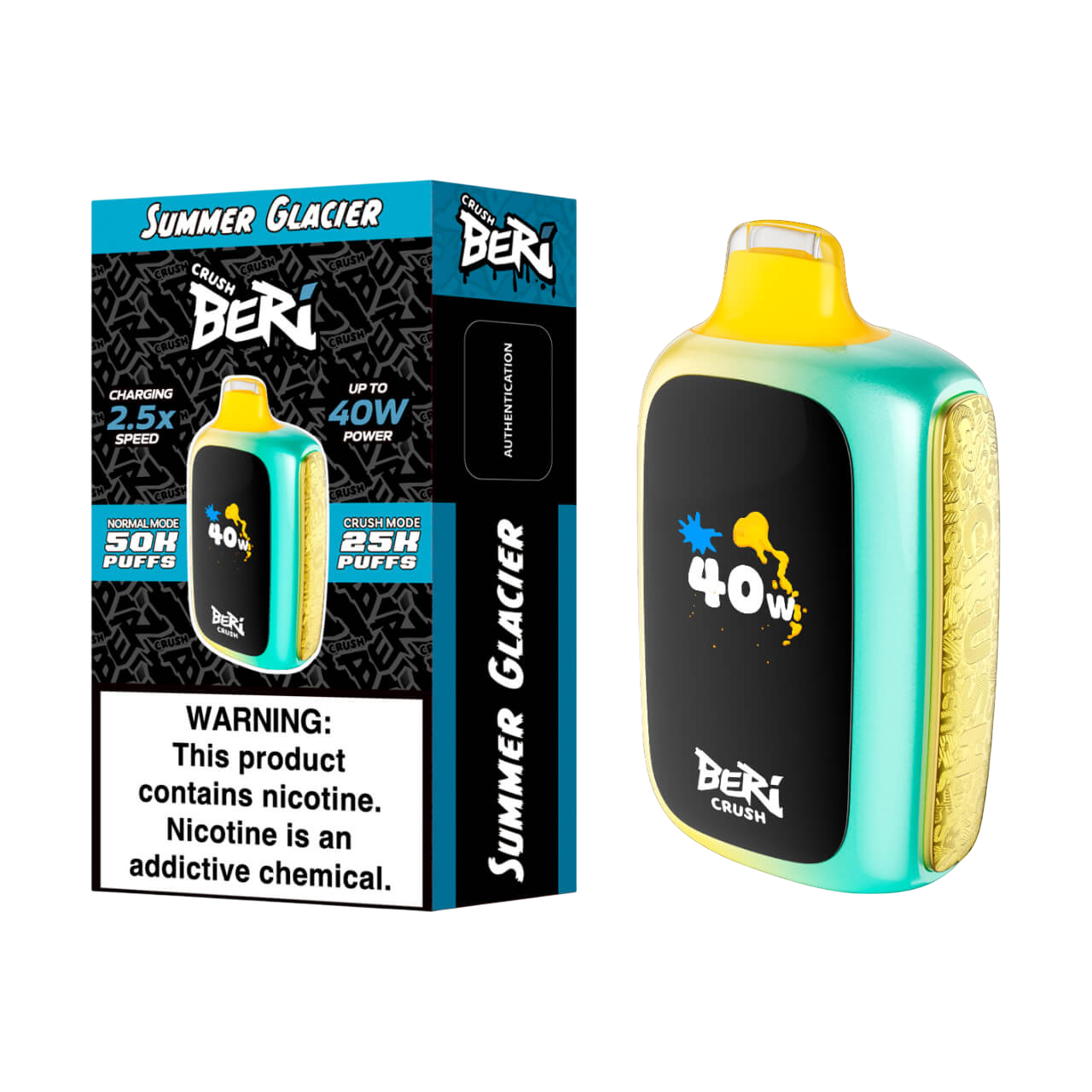 BERI CRUSH 50000PUFFS DISPOSABLE 5CT/BX