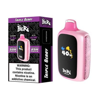 BERI CRUSH 50000PUFFS DISPOSABLE 5CT/BX