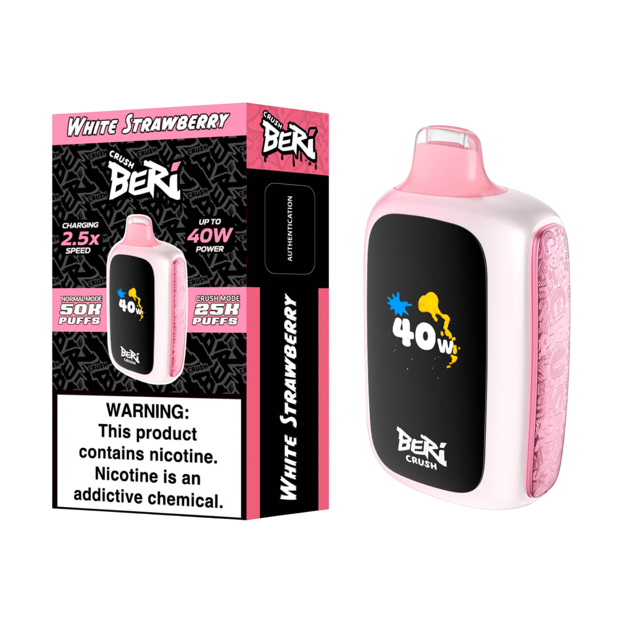 BERI CRUSH 50000PUFFS DISPOSABLE 5CT/BX