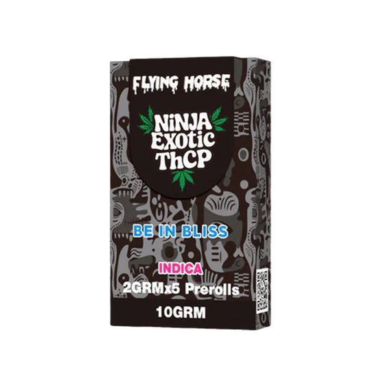 FLYING HORSE 2GM NINJA EXOTIC THCP PREROLL 5CT/BX