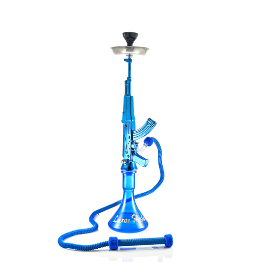 SHOOTER AK47 LUXOR SHISHA HOOKAH (TJ-A4P/S/G/BL)