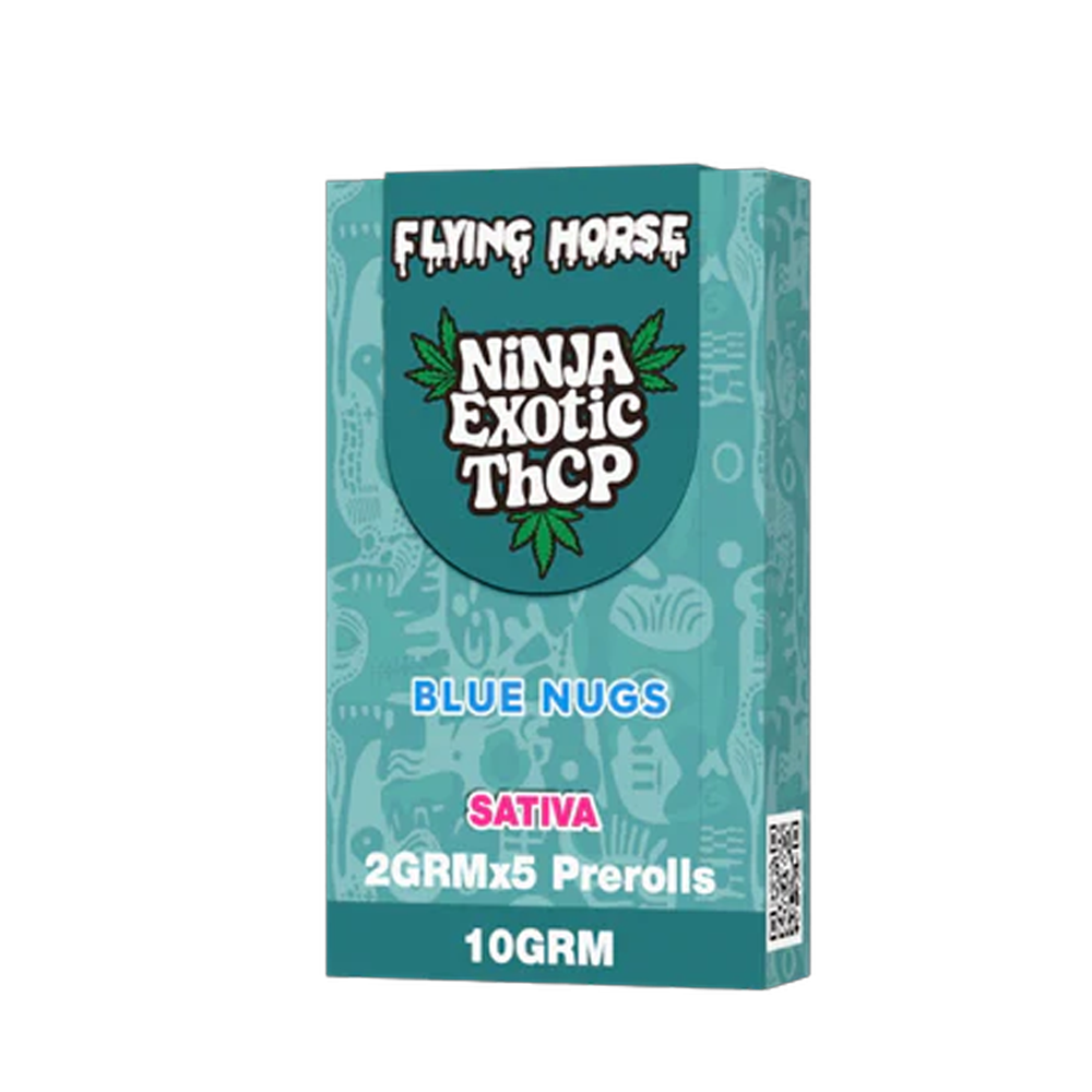 FLYING HORSE 2GM NINJA EXOTIC THCP PREROLL 5CT/BX