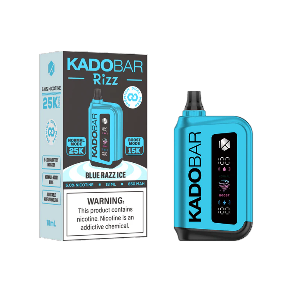 KADO BAR RIZZ 25000PUFFS 5CT/BX