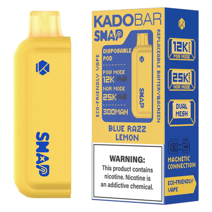 KADO BAR SNAP 25000PUFFS DISPOSABLE POD 5CT/BX