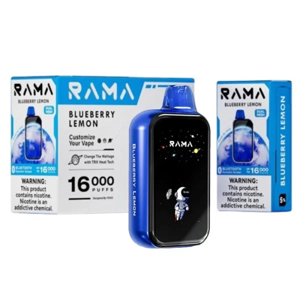 RAMA DUAL MESH 16000PUFFS DISP. 5CT/BX