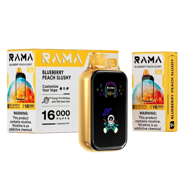 RAMA DUAL MESH 16000PUFFS DISP. 5CT/BX