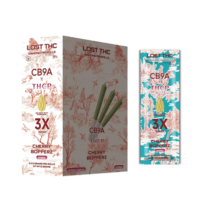 LOST THC DIAMOND PREROLLS 3PK/10CT/BX