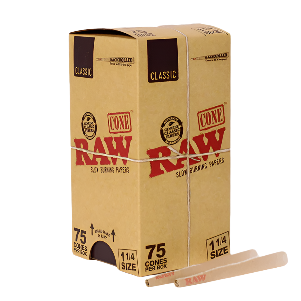 RAW CLASSIC CONES 1 1/4 75CT TOWER