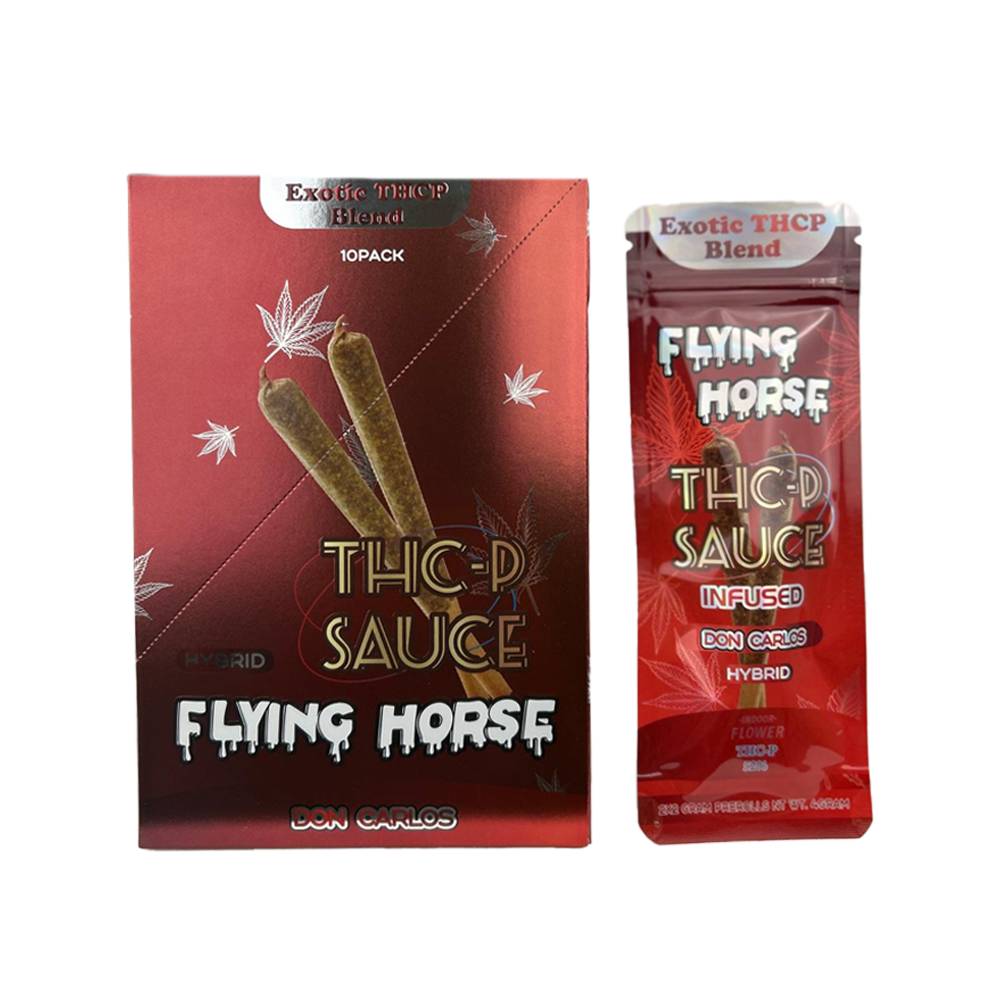 FLYING HORSE 2GM THCP SAUCE PREROLL 2CT/10CT/BX