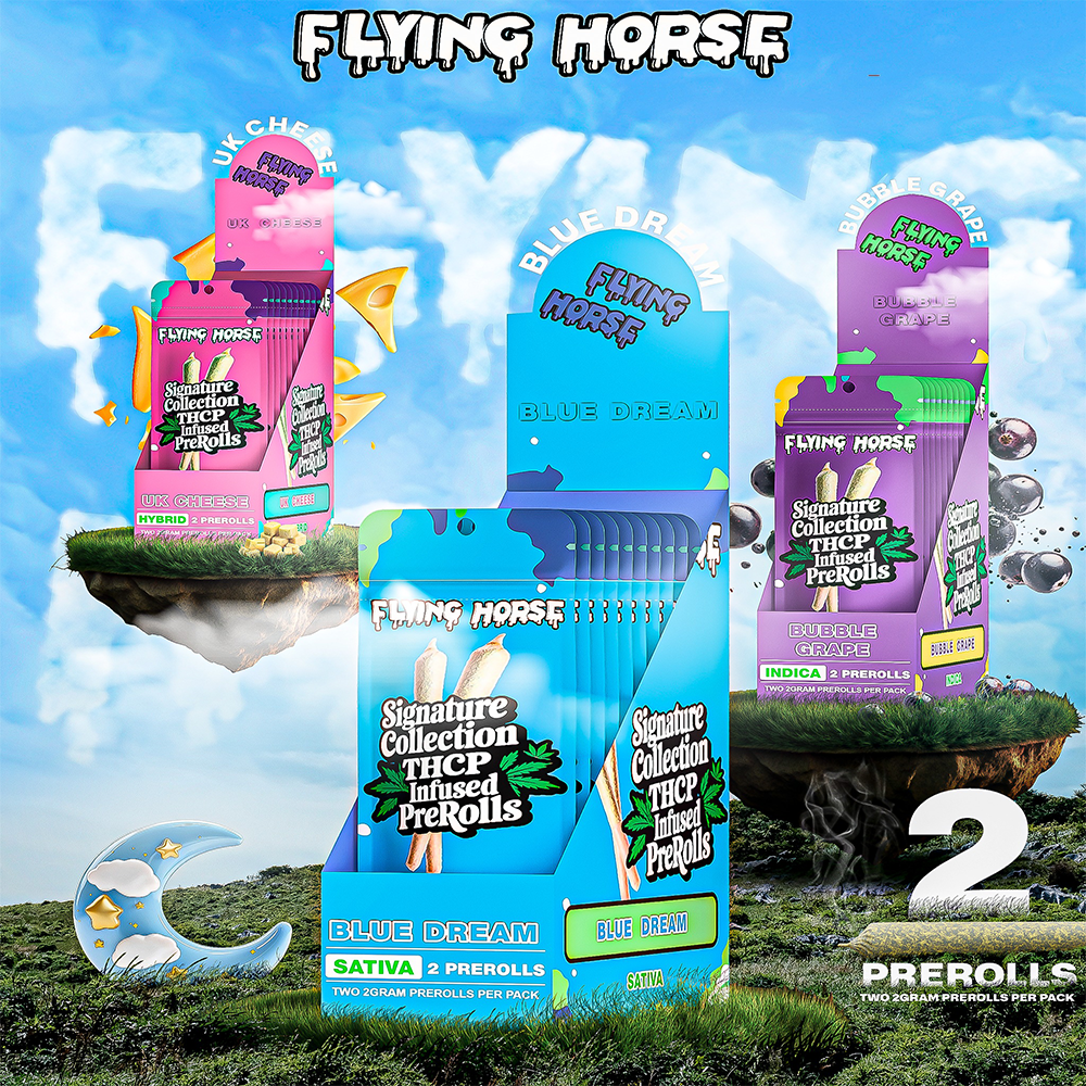 FLYING HORSE 2GM SIGNATURE COLLECTION THCP PREROLL 10CT/BX