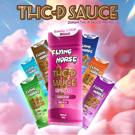 FLYING HORSE 2GM THCP SAUCE PREROLL 2CT/10CT/BX