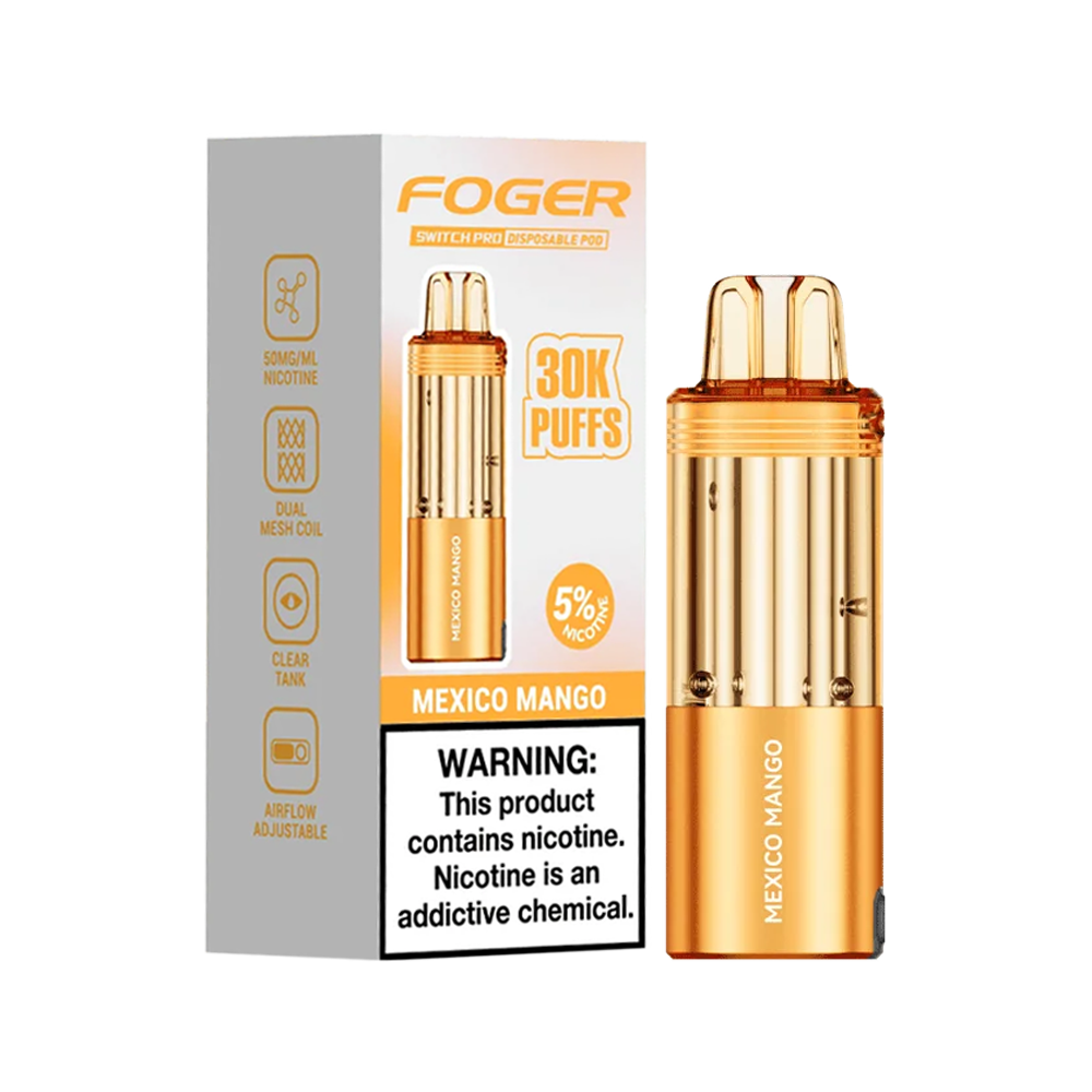 FOGER 30000PUFFS DISP. POD 5CT/BX