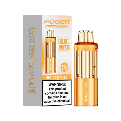 FOGER 30000PUFFS DISP. POD 5CT/BX