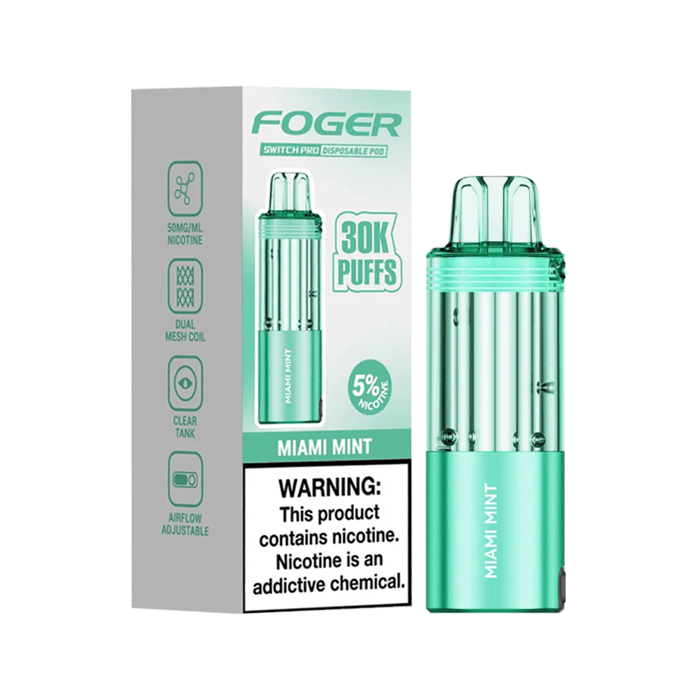 FOGER 30000PUFFS DISP. POD 5CT/BX