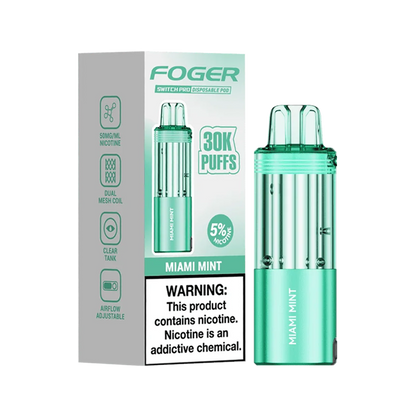 FOGER 30000PUFFS DISP. POD 5CT/BX