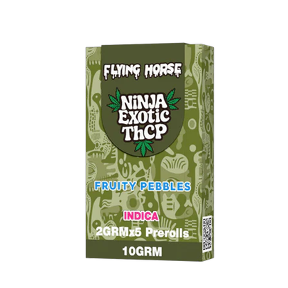 FLYING HORSE 2GM NINJA EXOTIC THCP PREROLL 5CT/BX
