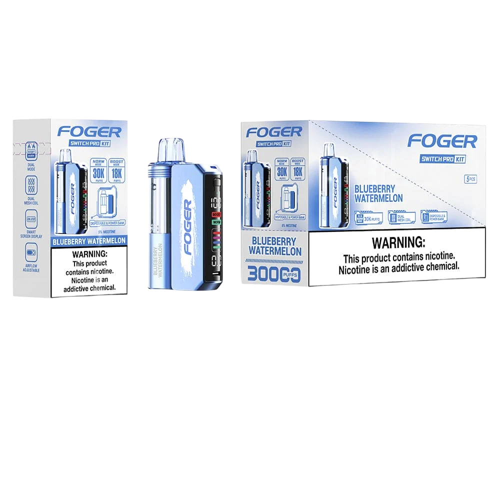 FOGER 30000PUFFS DISPOSABLE 5CT/BX