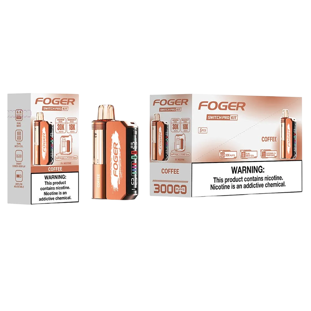 FOGER 30000PUFFS DISPOSABLE 5CT/BX