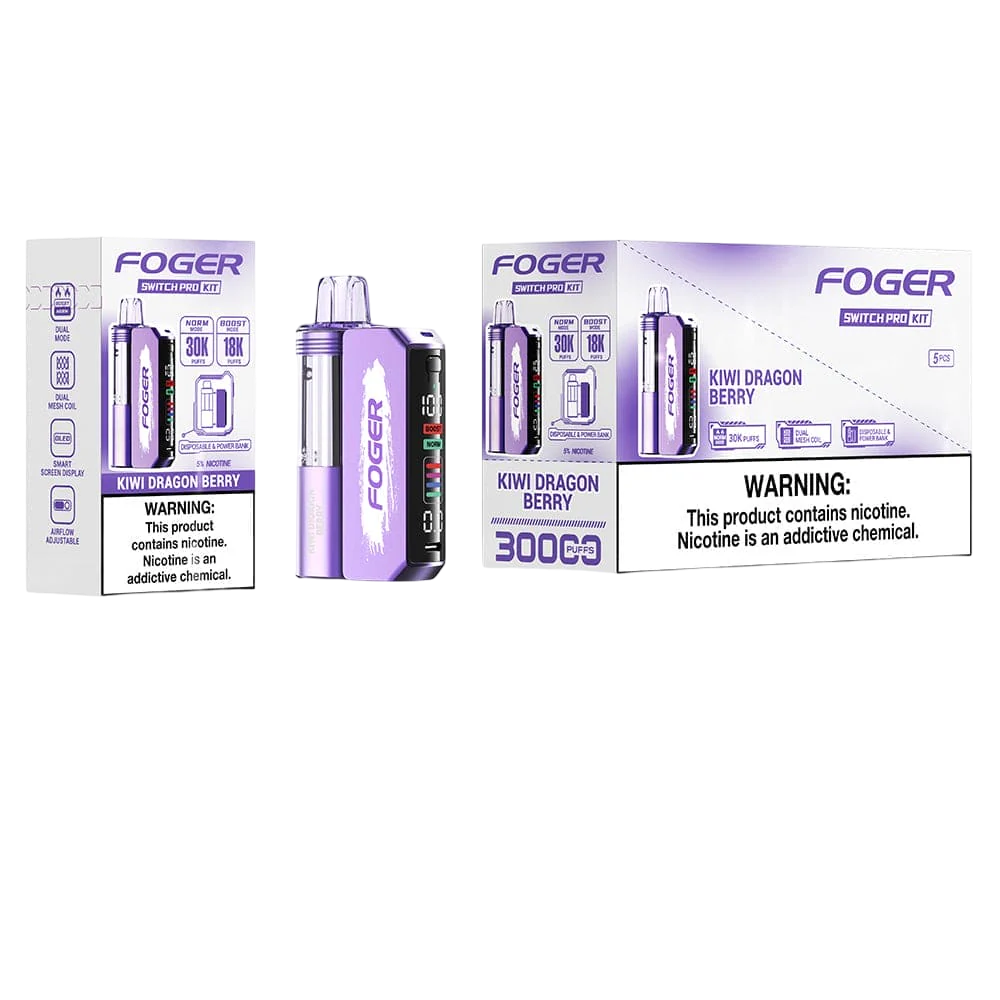 FOGER 30000PUFFS DISPOSABLE 5CT/BX