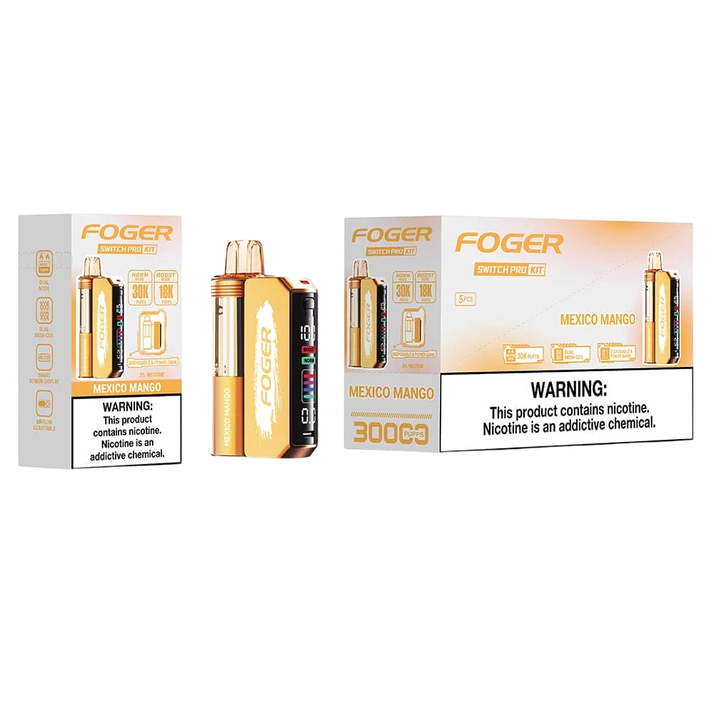 FOGER 30000PUFFS DISPOSABLE 5CT/BX