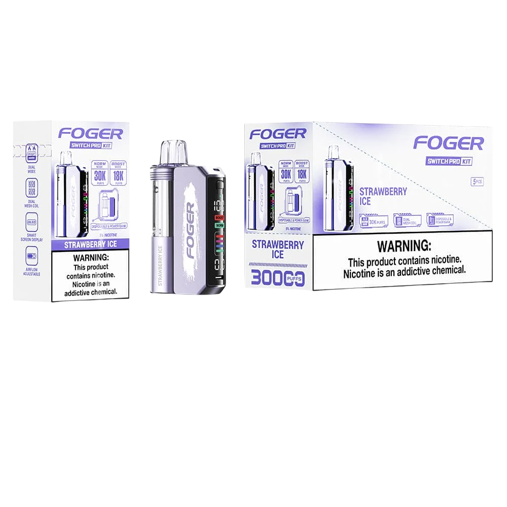 FOGER 30000PUFFS DISPOSABLE 5CT/BX