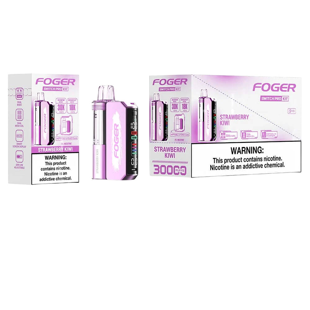 FOGER 30000PUFFS DISPOSABLE 5CT/BX