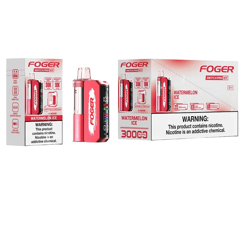 FOGER 30000PUFFS DISPOSABLE 5CT/BX