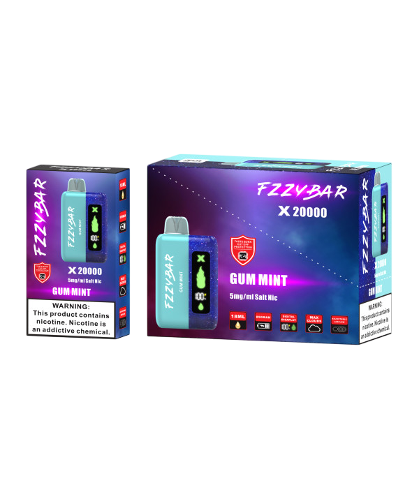 FZZY BAR X 20000PUFFS DISPOSABLE 5CT/BX