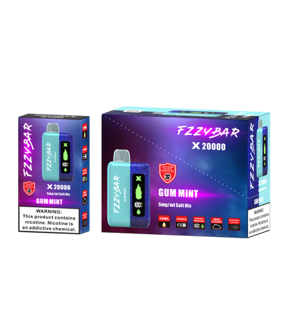 FZZY BAR X 20000PUFFS DISPOSABLE 5CT/BX