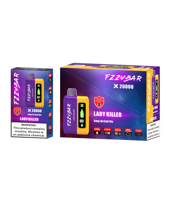 FZZY BAR X 20000PUFFS DISPOSABLE 5CT/BX