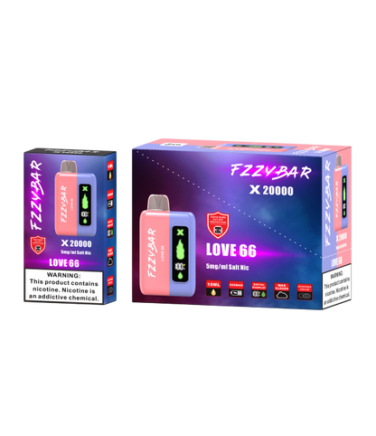 FZZY BAR X 20000PUFFS DISPOSABLE 5CT/BX