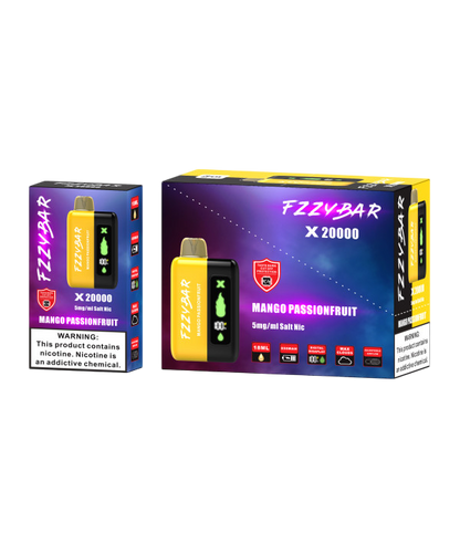 FZZY BAR X 20000PUFFS DISPOSABLE 5CT/BX