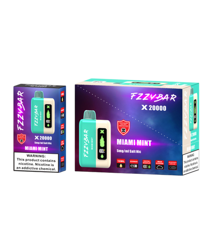 FZZY BAR X 20000PUFFS DISPOSABLE 5CT/BX