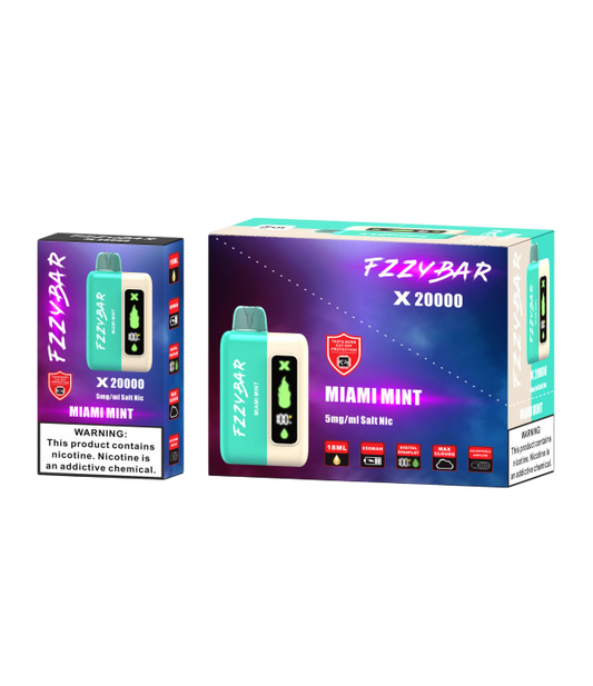 FZZY BAR X 20000PUFFS DISPOSABLE 5CT/BX