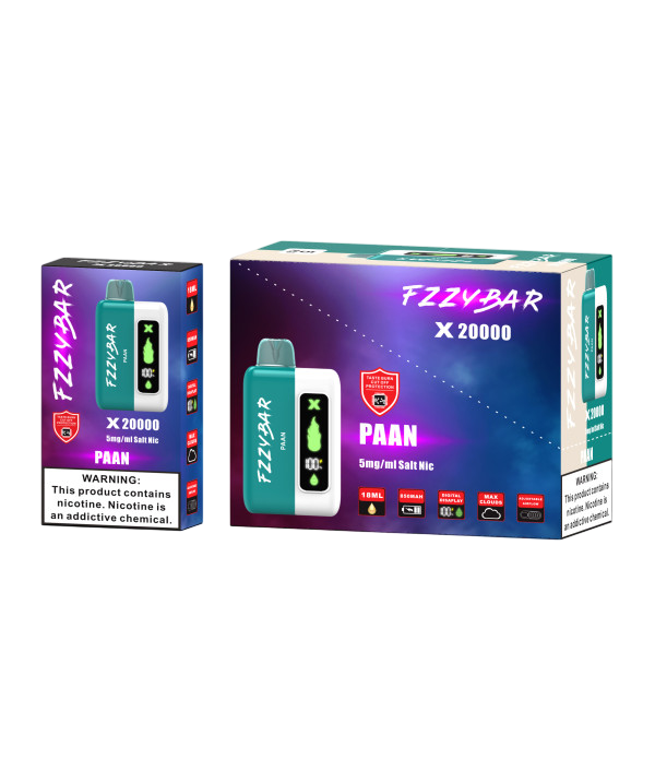 FZZY BAR X 20000PUFFS DISPOSABLE 5CT/BX