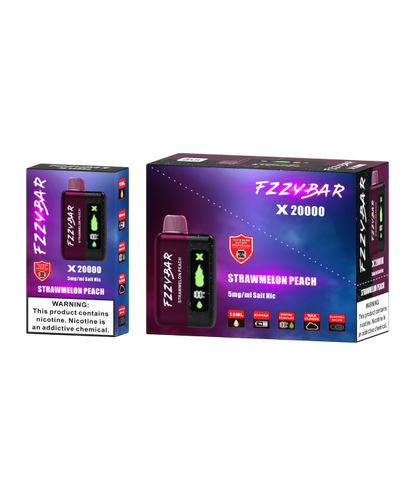 FZZY BAR X 20000PUFFS DISPOSABLE 5CT/BX