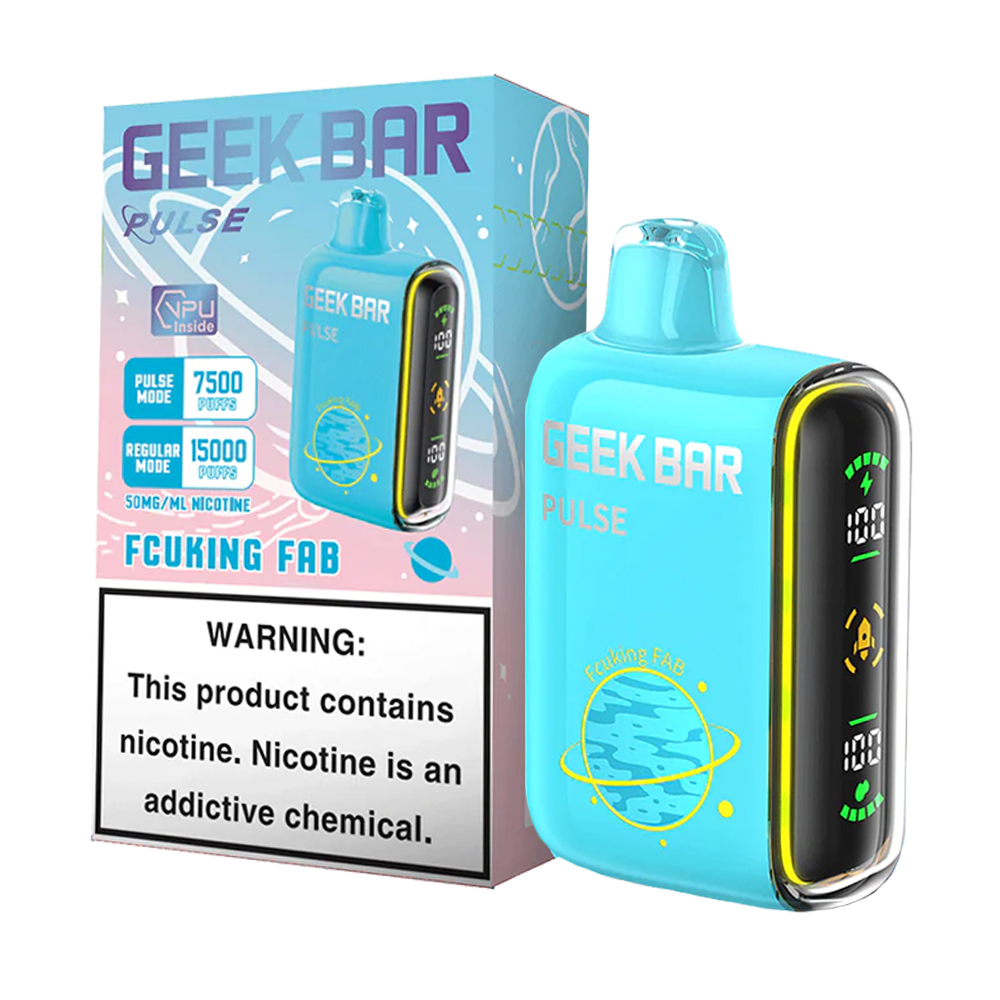 GEEK BAR PULSE 15000 PUFFS DISPOSABLE VAPE 5CT/BX