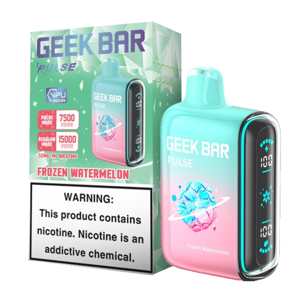 GEEK BAR PULSE 15000 PUFFS DISPOSABLE VAPE 5CT/BX
