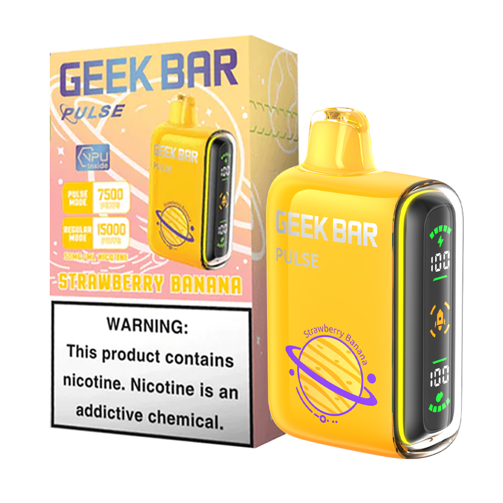 GEEK BAR PULSE 15000 PUFFS DISPOSABLE VAPE 5CT/BX